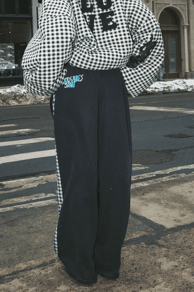 SABBI | The Be Happy Leg Sweatpants Gingham