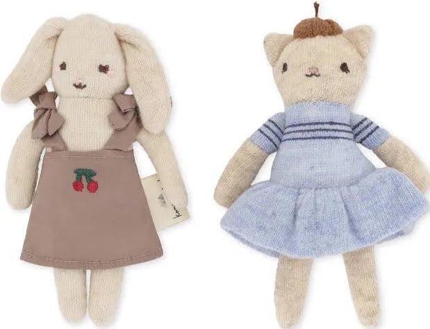 2 pack friends knuffeltjes - Konges Sløjd - wonder & melon