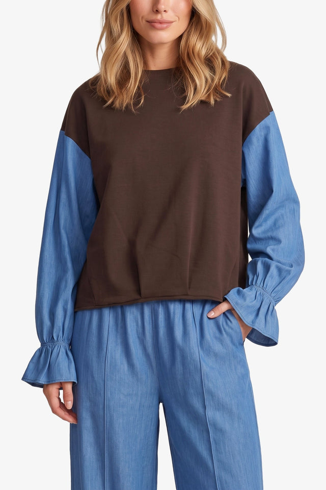 Eli sweater | Dark Chocolate