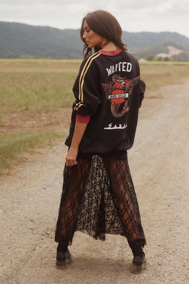 SABBI | The Diego Jumper - Flying Mermaid black