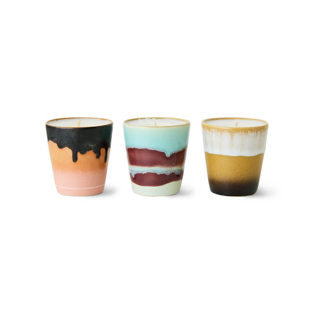 70’s ceramics: Christmas special | frost & firewood (set of 3) | HKliving - HKliving - wonder & melon