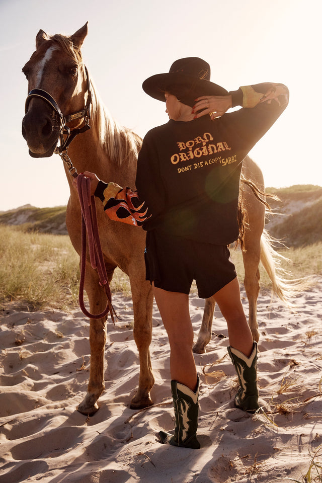 SABBI | The Flaming Cowboy Diego jumper | Black