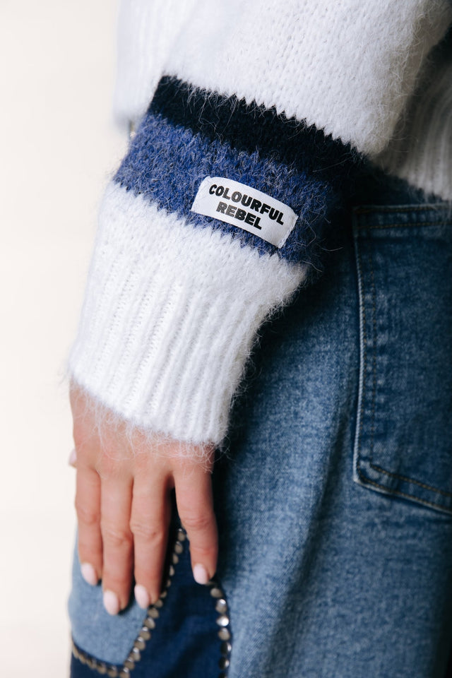 Colourful rebel | Olivia Stripe Crewneck Knitted Sweater