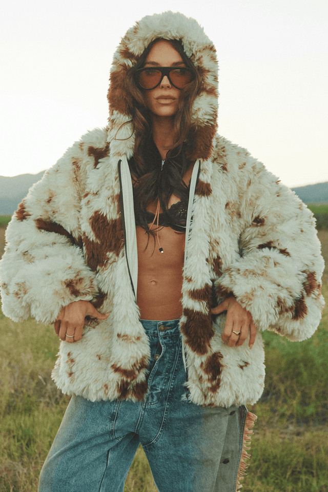 SABBI | The Holy Cow Faux Fur Jacket