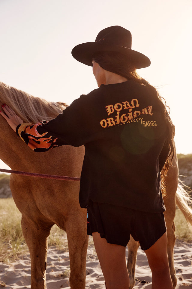 SABBI | The Flaming Cowboy Diego jumper | Black