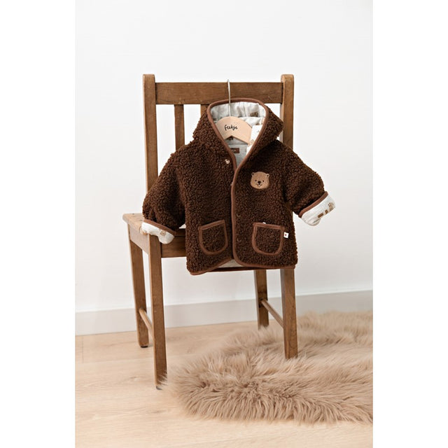 Feetje | Omkeerbaar teddy jasje met capuchon - Tiny Timber Tales