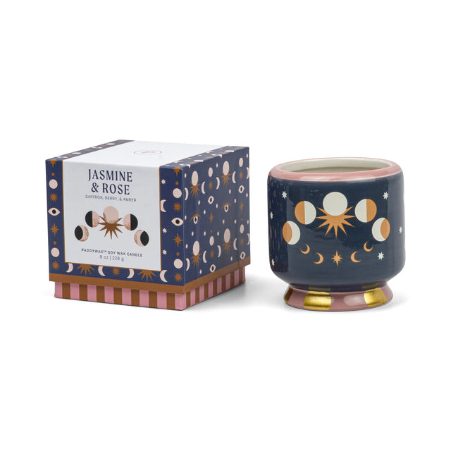 A dopo Moon Phases ceramic kaars | Jasmine & Rose | Paddywax
