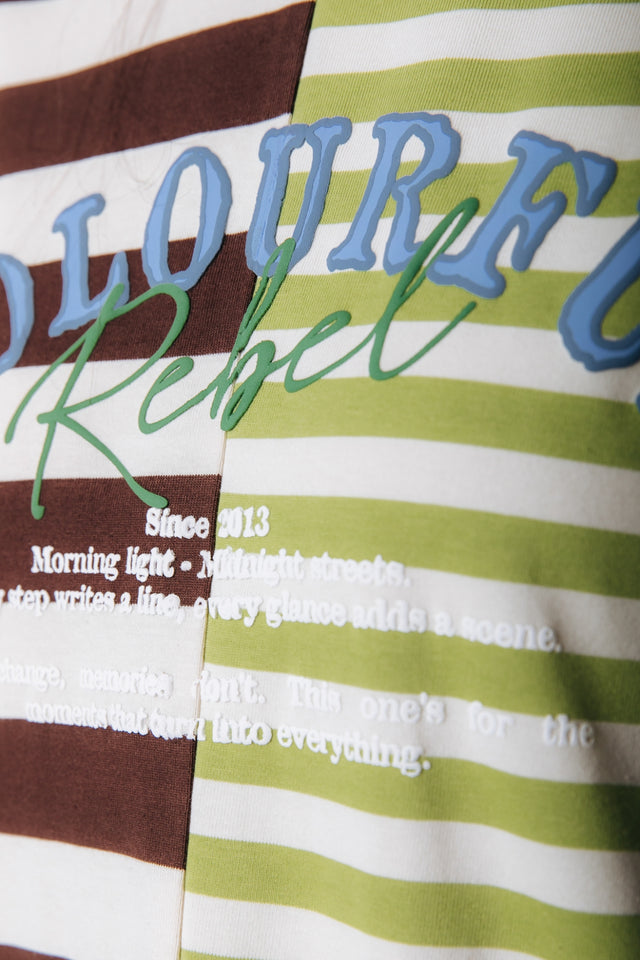 Colourful Rebel | Two striped longsleeve