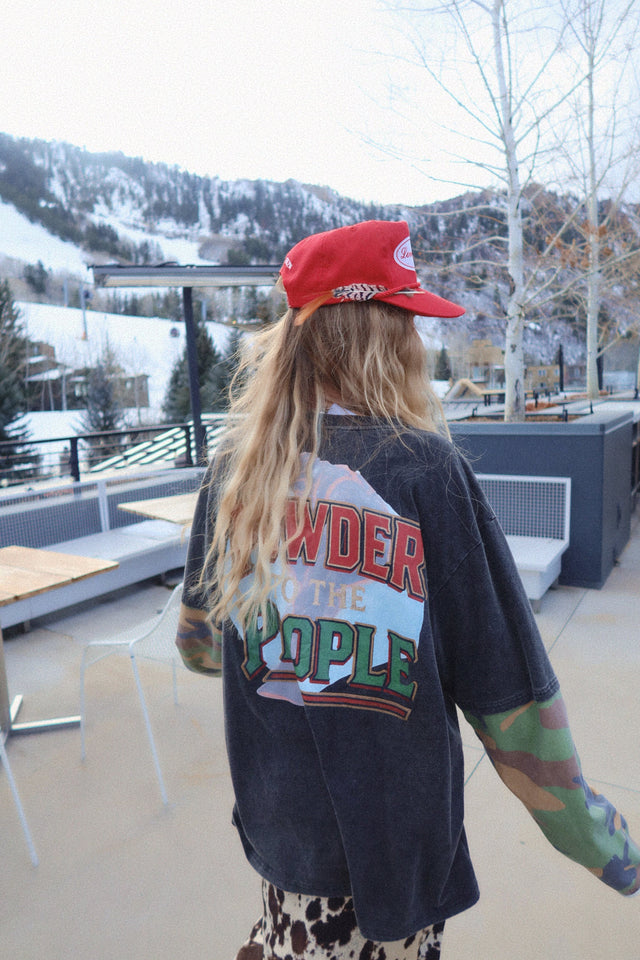 SABBI | Pow Pow Long Sleeve Tee | Black