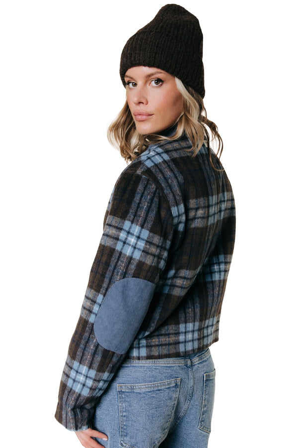 Colourful rebel | Malou Brushed Check Coach Jacket