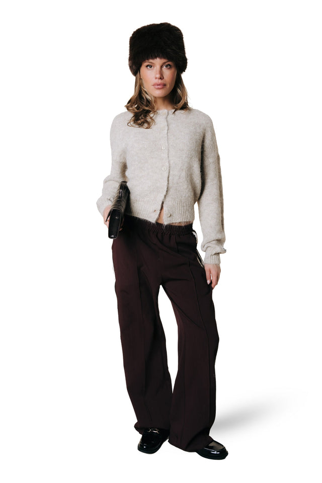 Colourful rebel | Tibby Taupe Sportpants