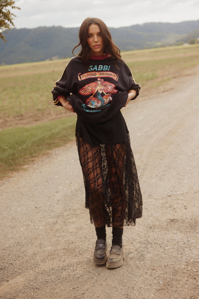 SABBI | The Diego Jumper - Flying Mermaid black