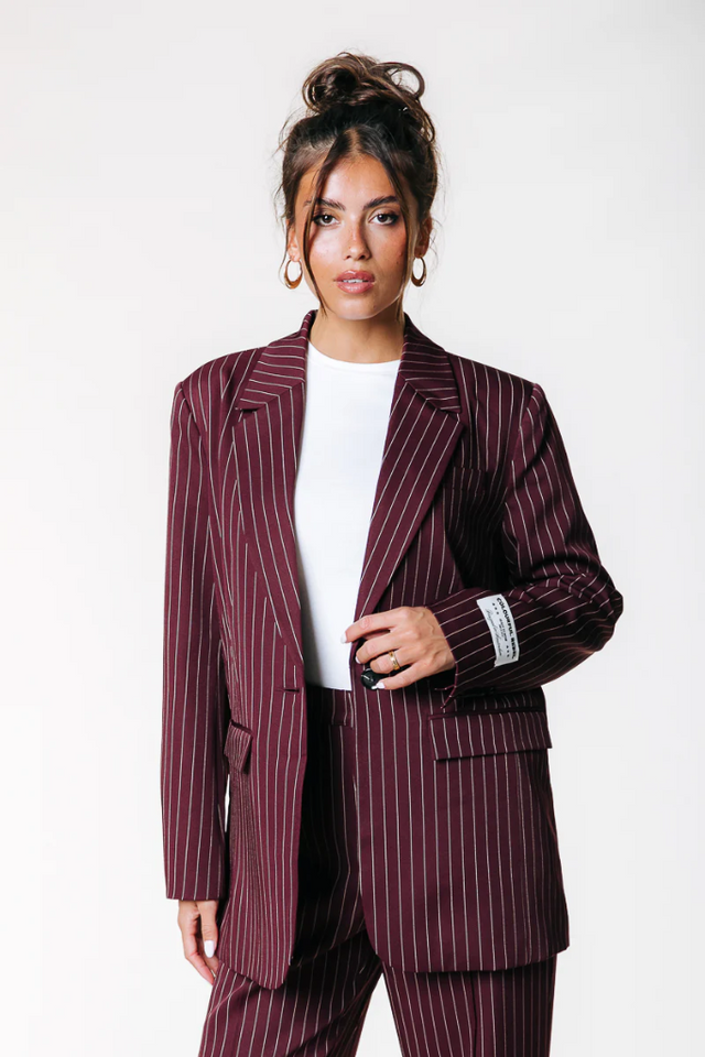 Jesra Stripe Blazer | Colourful Rebel