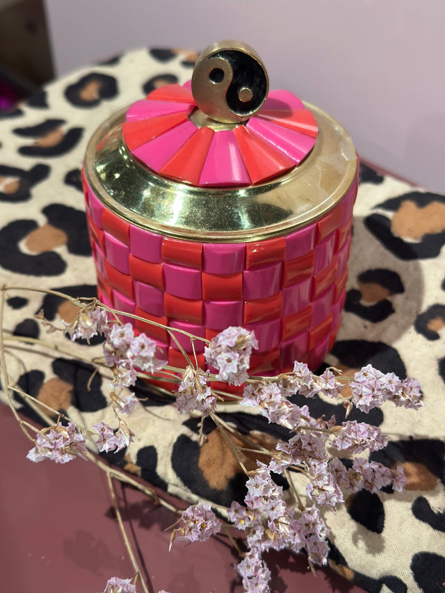 Deans the Label | Treasurebox pink red blocks yingyang (Big)