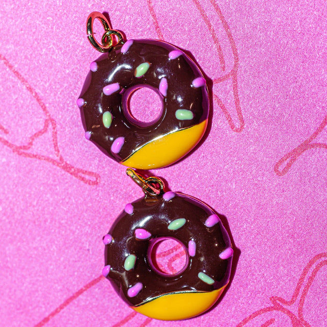 Bedel Donut Bruin-Geel | 18K Gold Filled