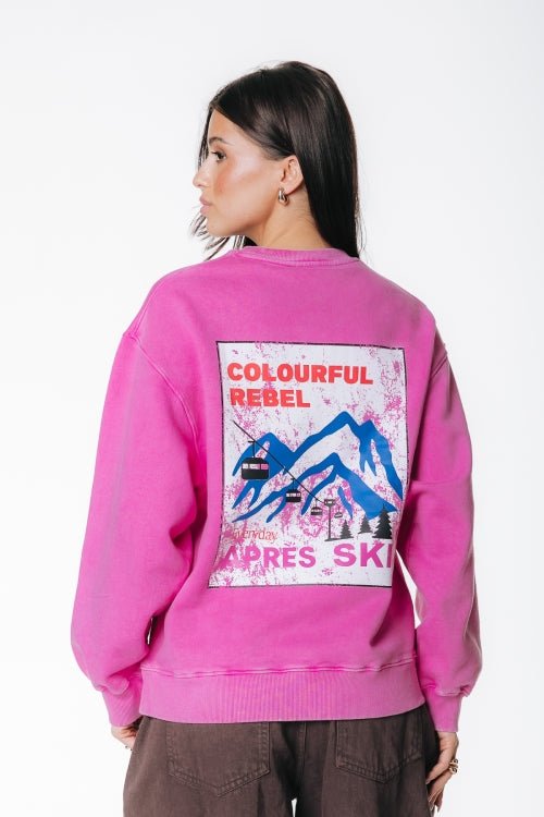 Apres ski | Acid wash| Dropped shoulder | Colourful rebel - Colourful Rebel - wonder & melon