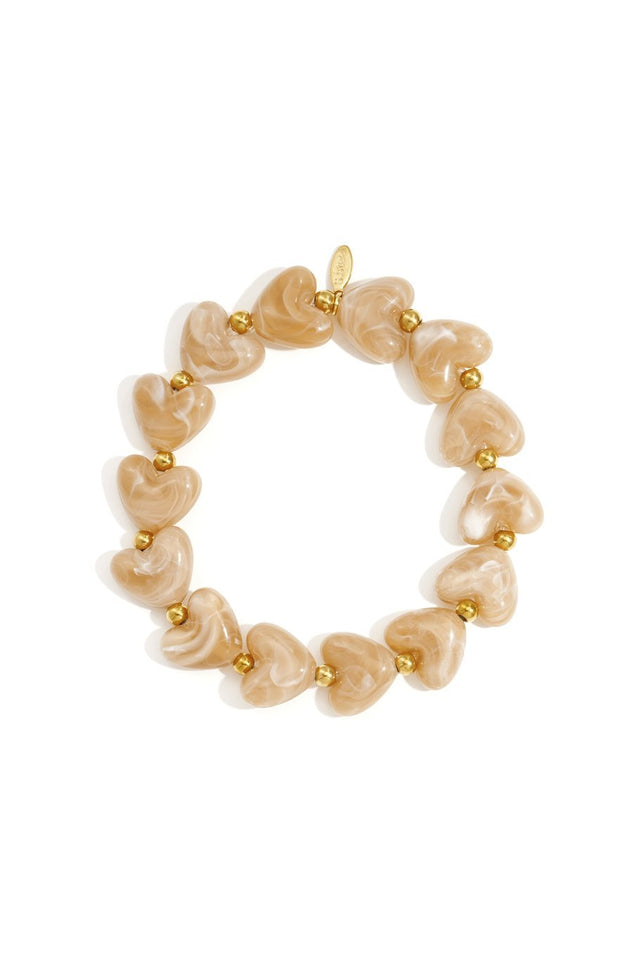 Armband Piece of my Heart | Beige - wonder & melon - wonder & melon