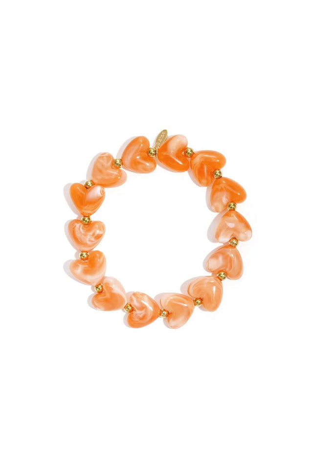 Armband Piece of my Heart | Orange - wonder & melon - wonder & melon