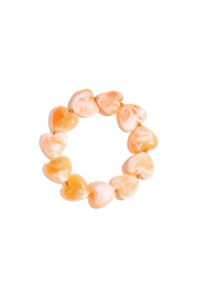 Armband Piece of my Heart | Orange | Big - wonder & melon - wonder & melon
