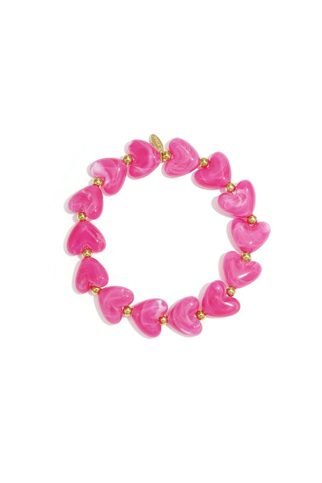 Armband Piece of my Heart | Roze - wonder & melon - wonder & melon