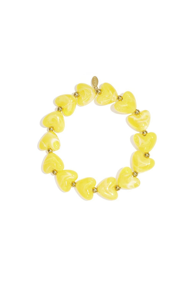 Armband Piece of my Heart | yellow - wonder & melon - wonder & melon