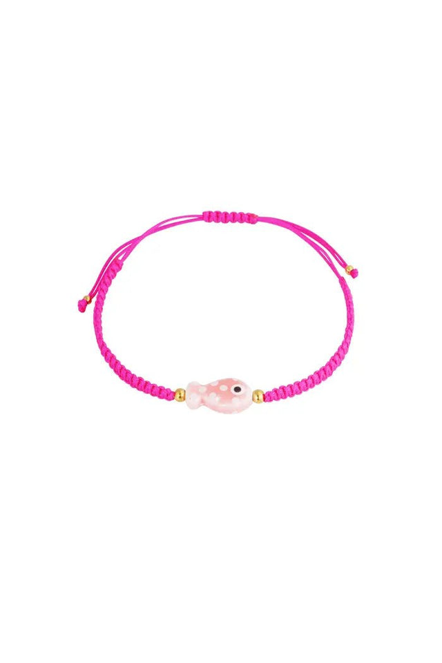 Armband Vis | Fuchsia - wonder & melon - wonder & melon