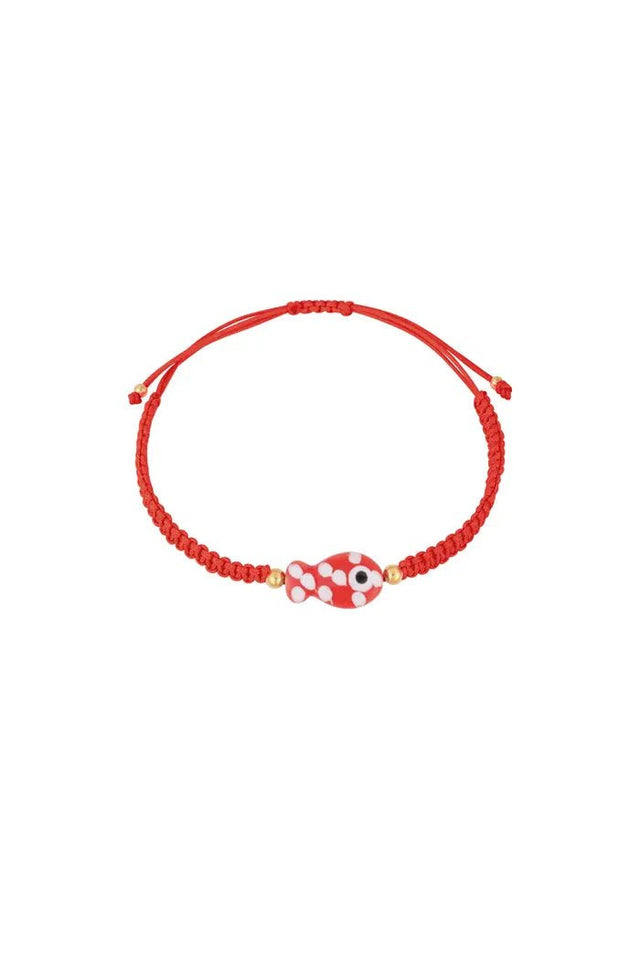Armband Vis | Rood - wonder & melon - wonder & melon