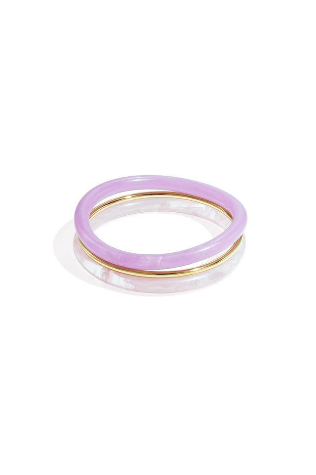 Bangle set van 3 | Lila - wonder & melon - wonder & melon