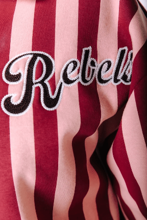 BASEBALL CONTRAST COLLAR SWEAT | Colourful rebel - Colourful Rebel - wonder & melon