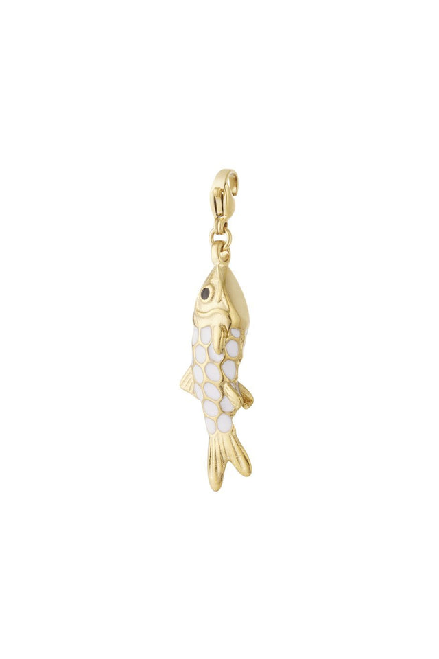 Bedel Fish | White | Stainless Steel - wonder & melon - wonder & melon