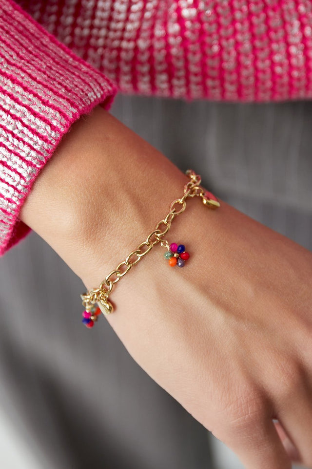 Bedelarmband | Hart - Bloem - wonder & melon - wonder & melon