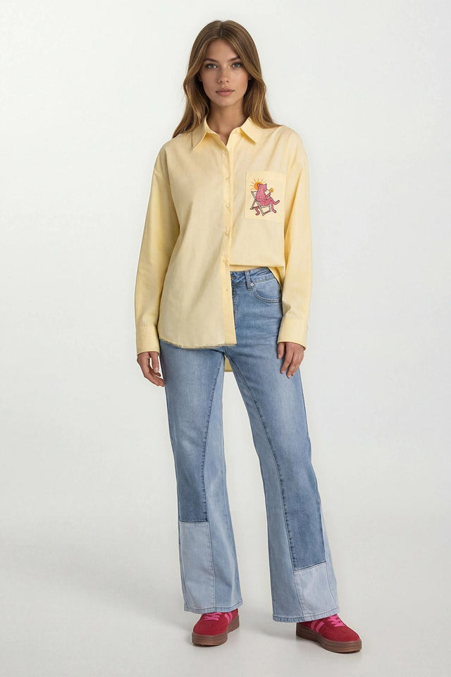 Blouse Panter | Yellow - wonder & melon - wonder & melon