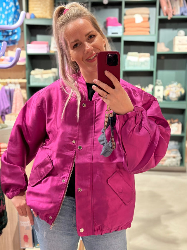 Bomber Jacket | Fuchsia - wonder & melon - wonder & melon