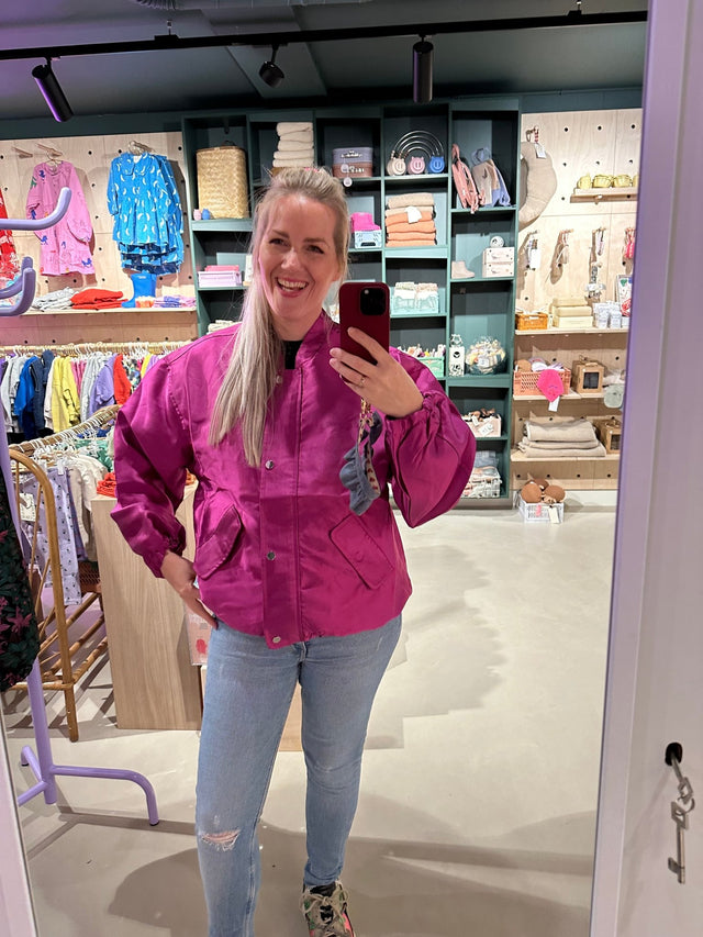Bomber Jacket | Fuchsia - wonder & melon - wonder & melon