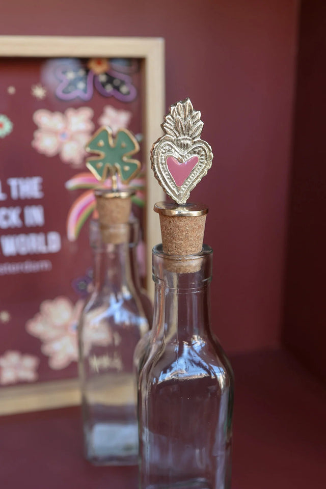 Bottle Stopper | Heart Fire - All the luck in the world - wonder & melon