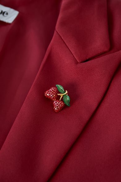 Broche| Cherry Small - wonder & melon - wonder & melon