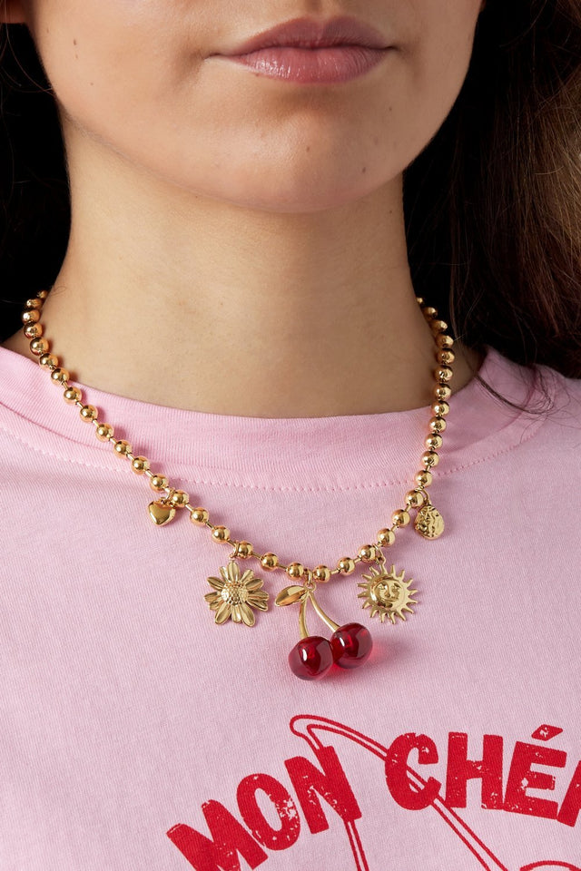 Cherry ketting - wonder & melon - wonder & melon