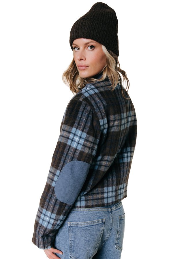 Colourful rebel | Malou Brushed Check Coach Jacket - Colourful Rebel - wonder & melon