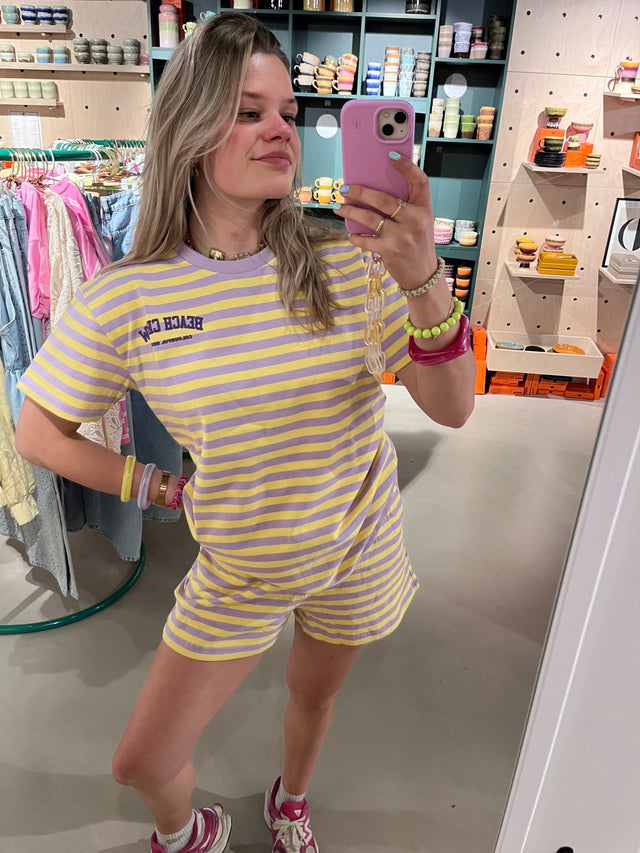 Colourful rebel | Paars\geel | T-Shirt - wonder & melon - wonder & melon