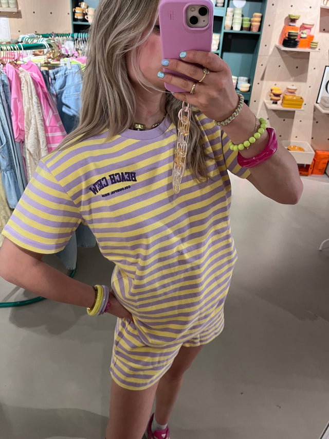 Colourful rebel | Paars\geel | T-Shirt - wonder & melon - wonder & melon