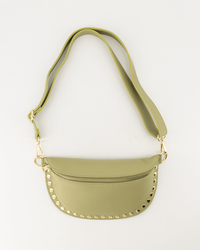 Crossbody Tas | Leer | Moss Green - wonder & melon - wonder & melon