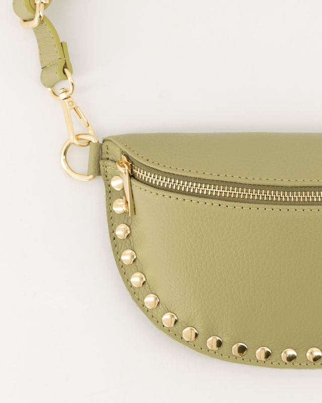 Crossbody Tas | Leer | Moss Green - wonder & melon - wonder & melon