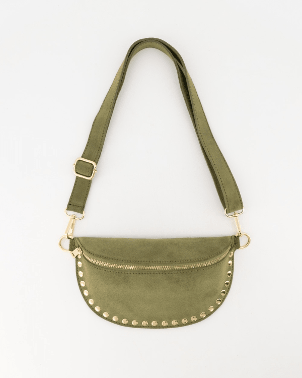 Crossbody Tas | Suede | Green - wonder & melon - wonder & melon
