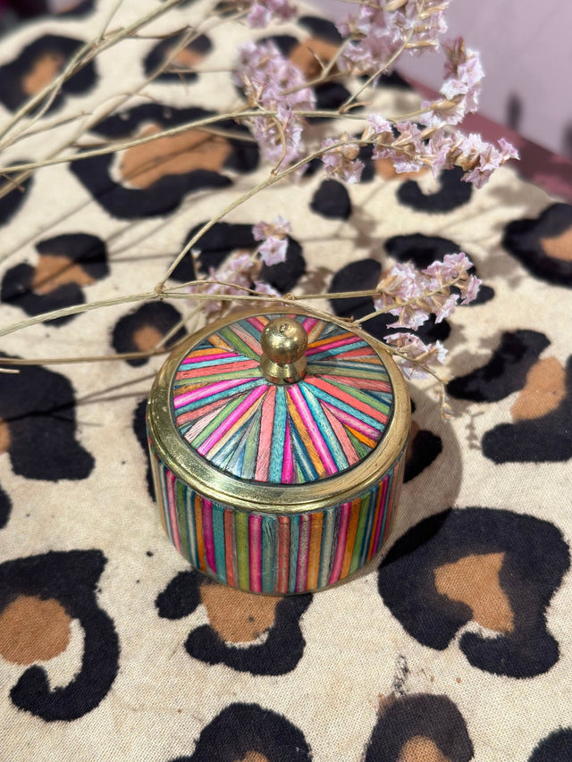 Deans the Label | Treasure box multicolour stripes (Small) - Deans the label - wonder & melon