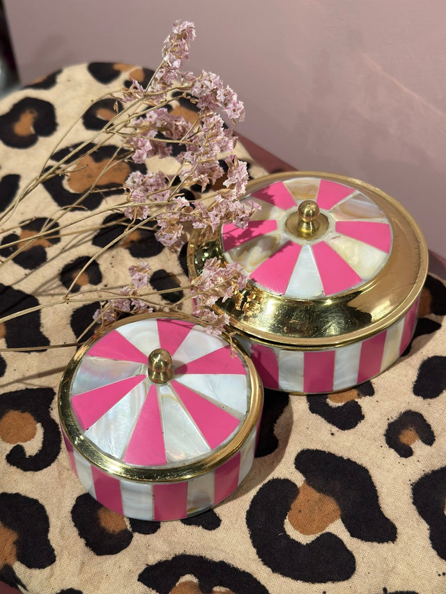 Deans the Label | Treasure box pink stripes (Large) - Deans the label - wonder & melon