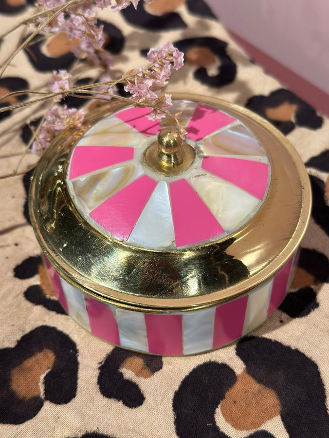 Deans the Label | Treasure box pink stripes (Large) - Deans the label - wonder & melon