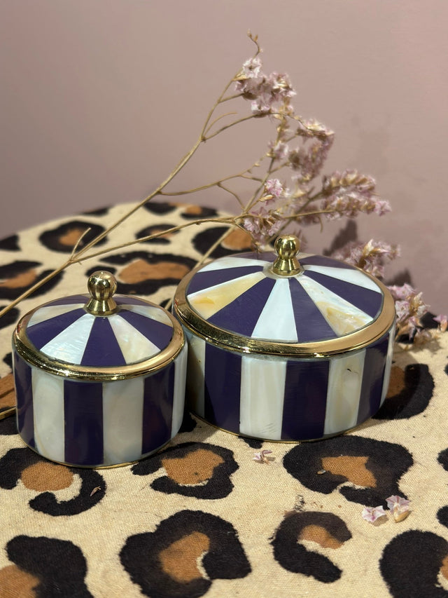 Deans the Label | Treasure box purple stripes | Small - Deans the label - wonder & melon