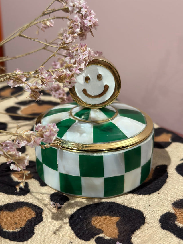 Deans the Label | Treasure box smiley dark green - Deans the label - wonder & melon