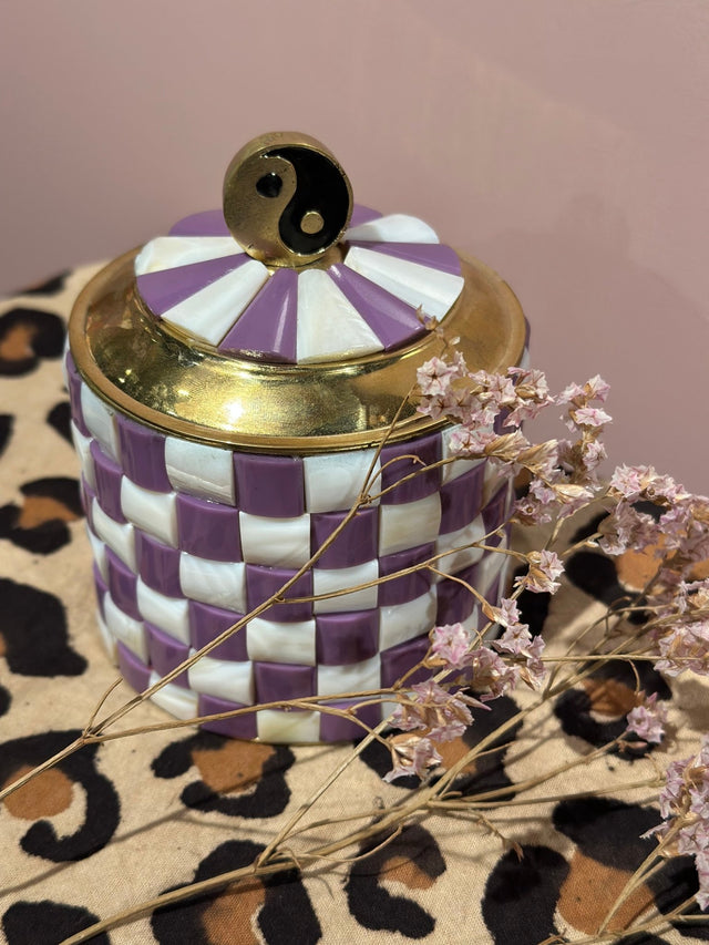 Deans the Label | Treasurebox purple blocks yingyang - Deans the label - wonder & melon