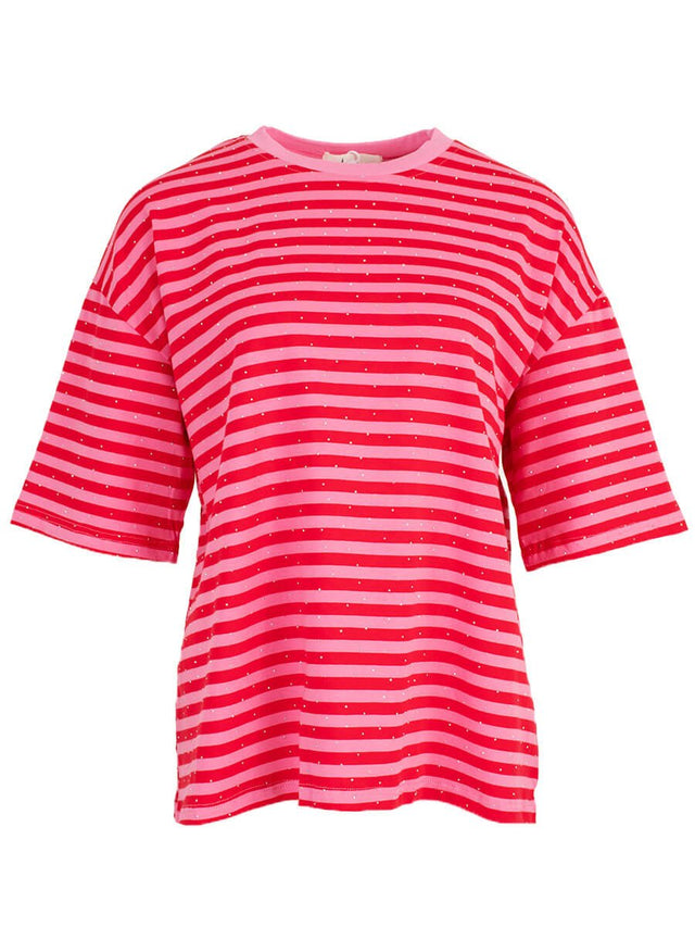 Don’t Strass Shirt| Roze - Rood | One Size - wonder & melon - wonder & melon